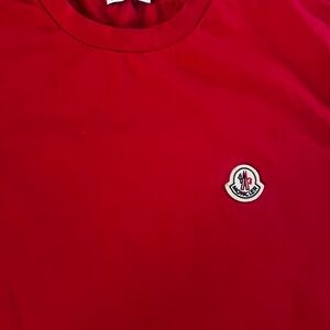 Moncler Red Men's Shirt